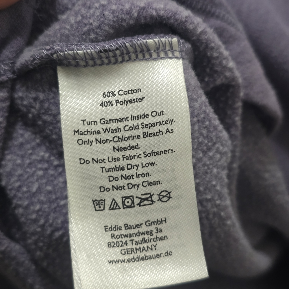 Eddie Bauer Women's Lavender Hoodie - Picture 7 of 9